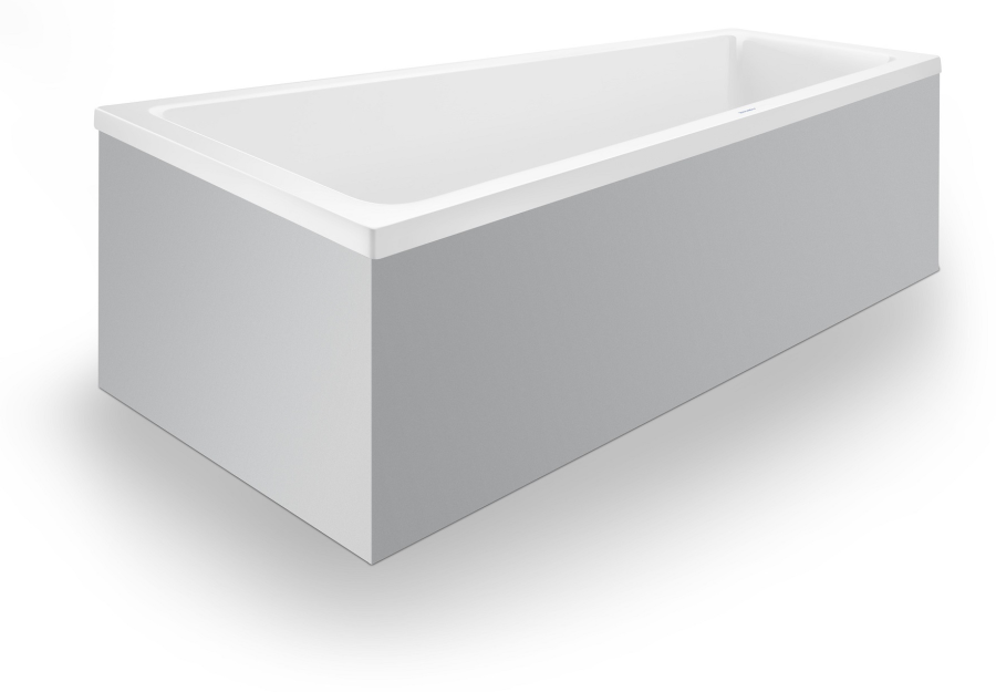 Ванна Duravit Duravit No.1, встраиваемая, 1700x1000 мм, трапеция, левый наклон, цвет белый - изображение 3
