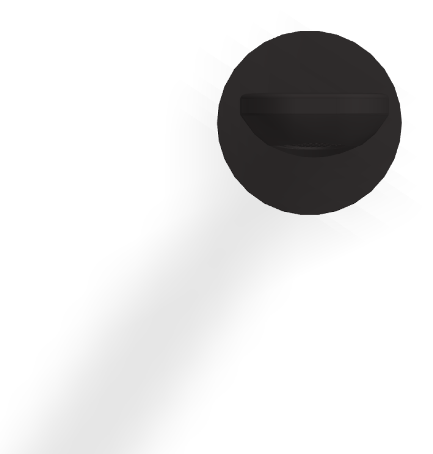 Излив для ванны Carlo Frattini Flo, настенный, L-218 мм, цвет чёрный матовый - изображение 1