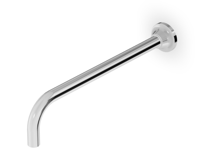 На изображении товар Держатель верхнего душа Zucchetti Agora, настенный, L.350 мм, цвет хром от официального представителя в Москве