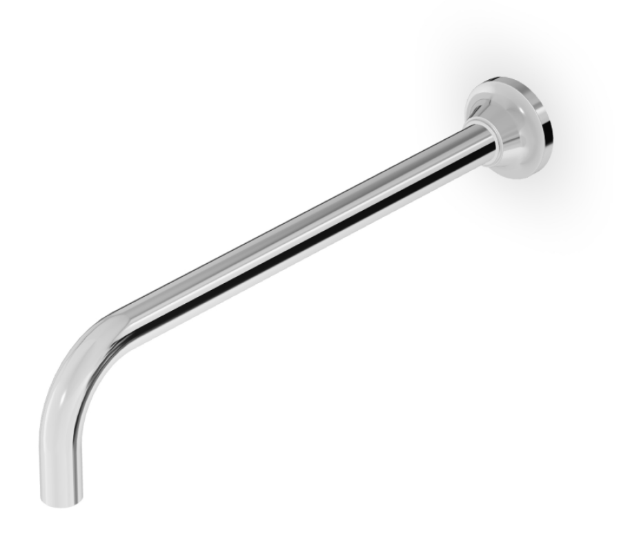 Держатель верхнего душа Zucchetti Agora, настенный, L.350 мм, цвет хром