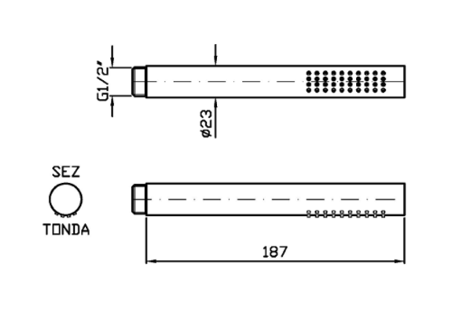 Ручная лейка Zucchetti Helm, с системой защиты от накипи, сталь, цвет Brushed Copper PVD - изображение 2