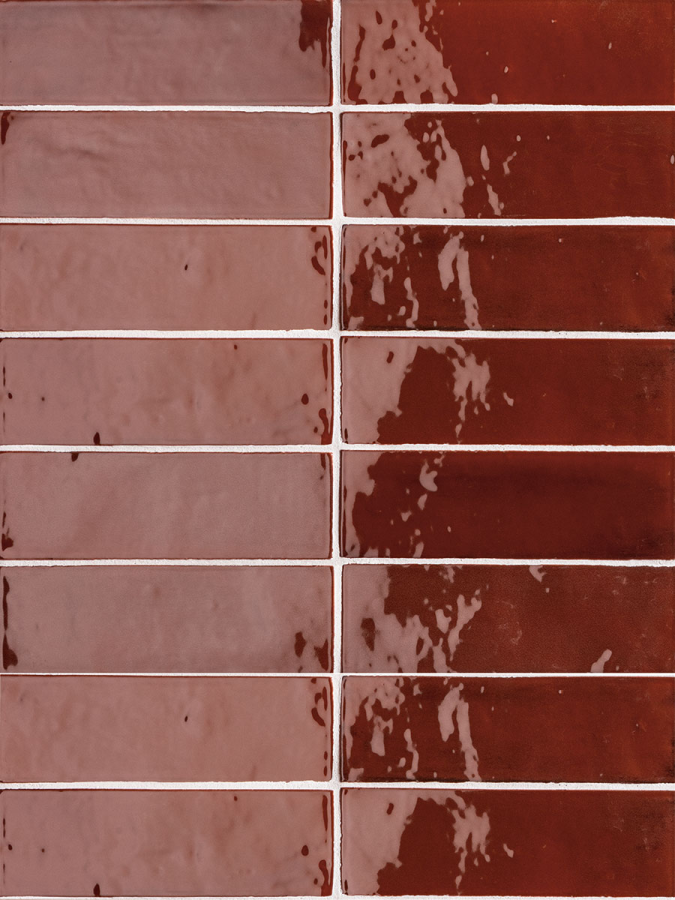 Sartoria Керамическая плитка Tbrick Vivid ruby Glossy 5.2x16 - изображение 1