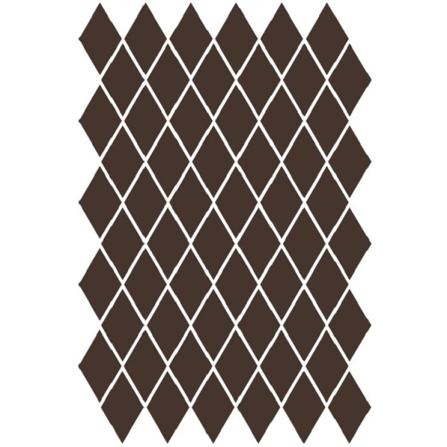 Etruria Керамогранит Xxs Rombo 4X7 Su Rete Monocolore Moro