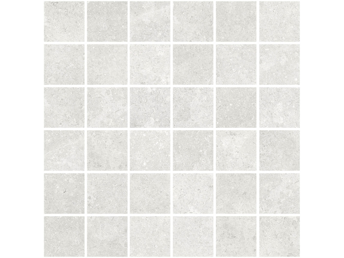 На изображении товар Terratinta Ceramics Мозаика, керамогранит Less Matt White Mosaic 30x30 (5x5) / 8.5 от официального представителя в Москве