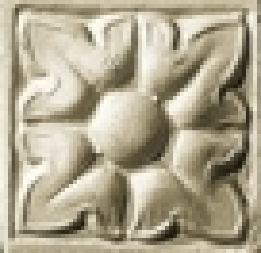 CERAMICHE GRAZIA Вставка AMARCORD TOZZETTO IGEA 3X3 DARK TABACCO MATT