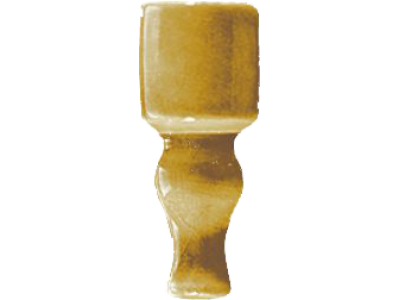 CERAMICHE GRAZIA Угловой элемент EPOQUE ANGOLO FINALE 6,5X2 DIAMANTATO MUSTARD CRAQUELE
