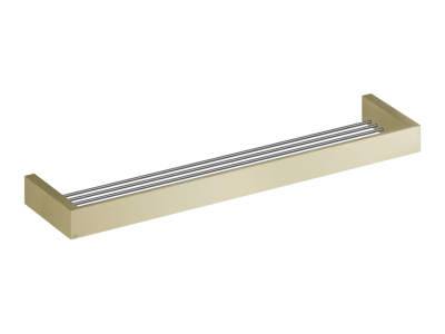 Полка Gessi Rettangolo/ Eleganza, настенная, 600 мм, цвет Brass Brushed PVD