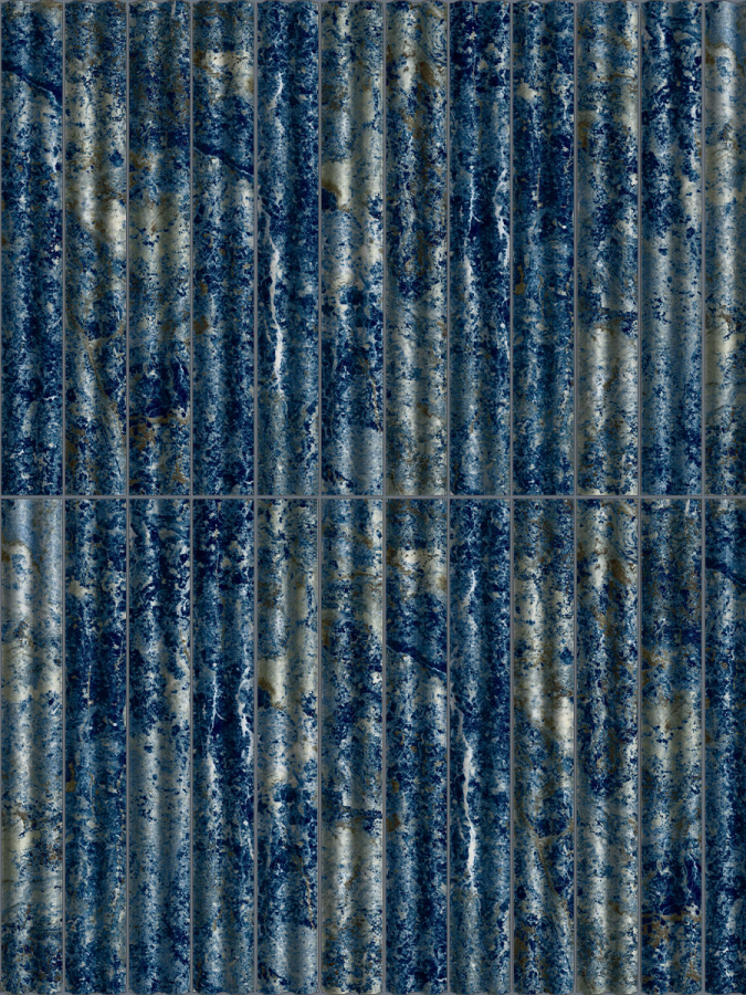 Sartoria Керамическая плитка Maximalista Sodalite Blue Roman Regular Matt 5x40 - изображение 1