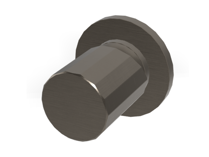 На изображении товар Смеситель для душа Carlo Frattini Spillo Tech, ручка V Collection, Ø70 мм, внешняя часть, цвет брашированный чёрный хром от официального представителя в Москве