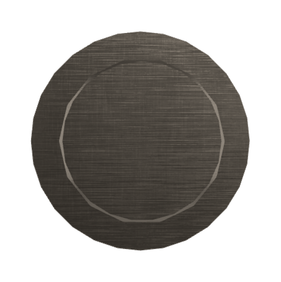 Смеситель для душа Carlo Frattini Spillo Tech, ручка V Collection, Ø70 мм, внешняя часть, цвет брашированный чёрный хром - изображение 1