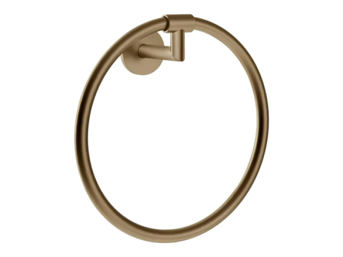 На изображении товар Полотенцедержатель-кольцо Gessi, Ø222 мм, настенный, цвет Warm Bronze Br. PVD от официального представителя в Москве