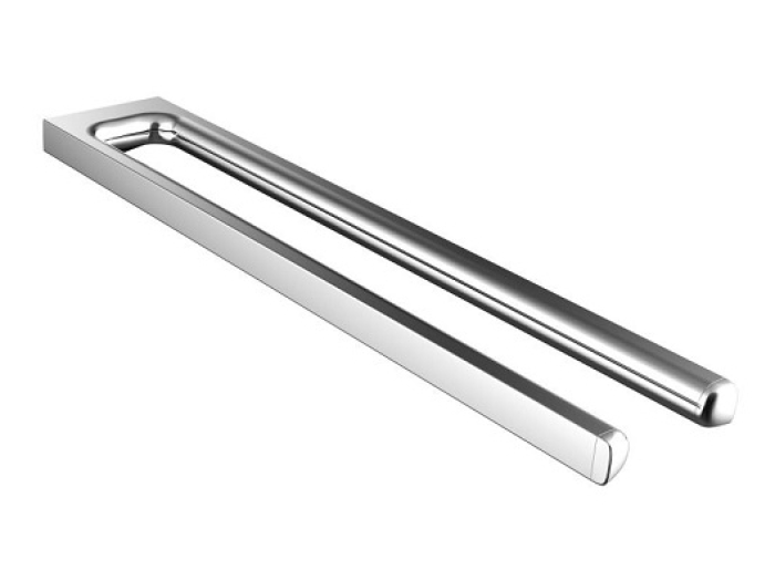 На изображении товар Полотенцедержатель, Emco Trend, 430 х 33 мм, двойной, хром от официального представителя в Москве