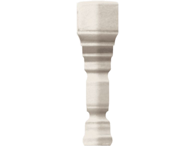CERAMICHE GRAZIA  Угловой элемент EPOQUE ANGOLO TERMINALE DECO 12X2 BIANCO CRAQUELE