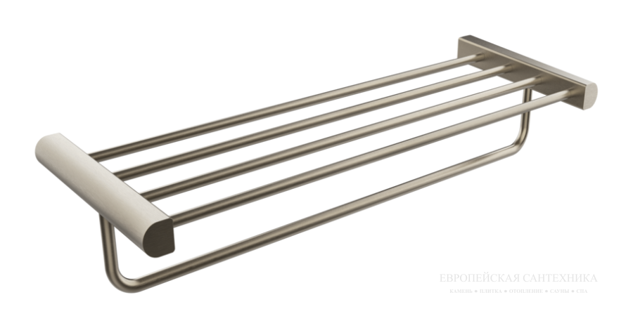 Полотенцедержатель Gessi Rilievo, настенный, 600 мм, цвет Finox Brushed Nickel