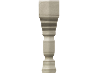 CERAMICHE GRAZIA Угловой элемент EPOQUE ANGOLO TERMINALE PITTI 12X2 GREY CRAQUELE
