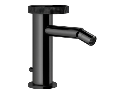 Cмеситель для биде Gessi Anello, на 1 отверстие, донный клапан, цвет Black Metal PVD