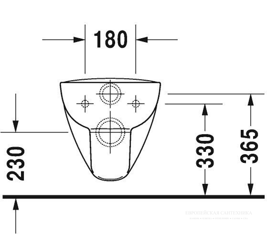 Унитаз подвесной Duravit D-Code в комплекте с сиденьем с крышкой, # 25700900 + # 0067390000, цвет белый - изображение 12