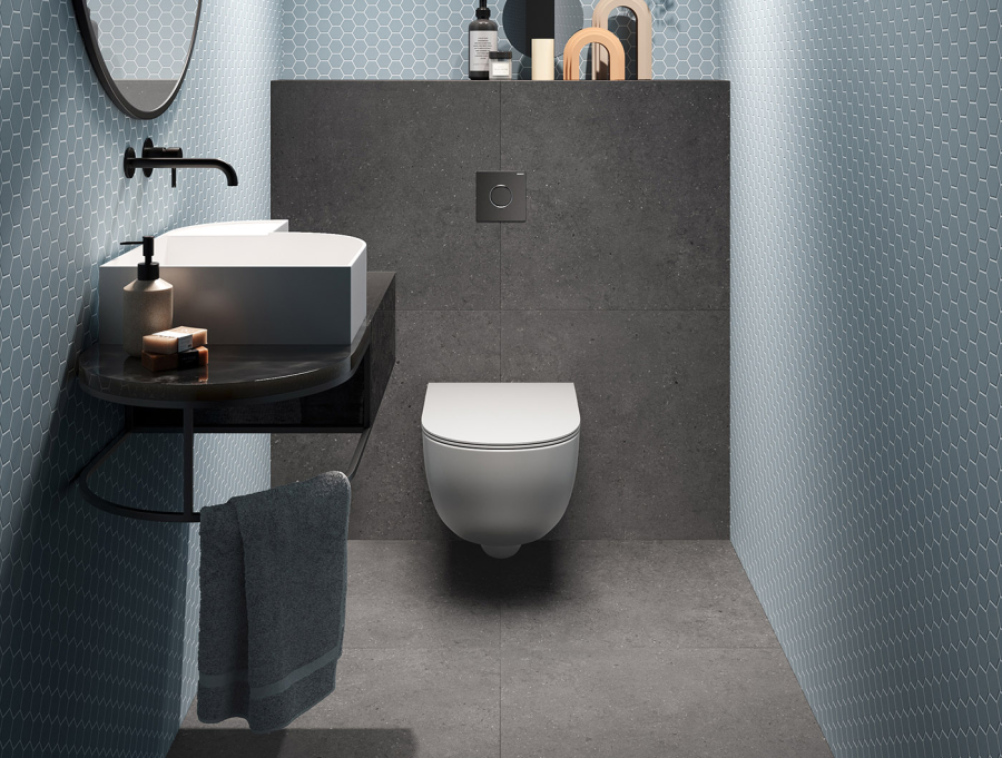 Terratinta Ceramics керамогранит Lagom Matt rectified Charcoal 60x60 / 9.5 - изображение 1