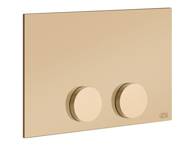 Клавиши смыва Gessi Anello, для TECE, цвет Warm Bronze PVD
