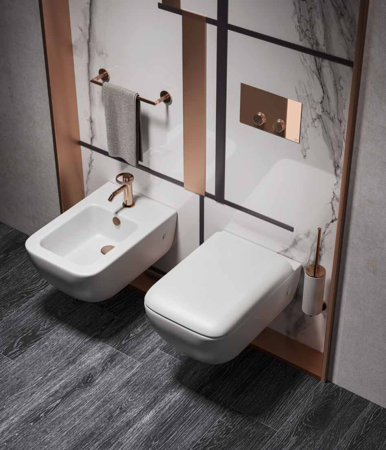 Клавиши смыва Gessi Anello, для TECE, цвет Warm Bronze PVD - изображение 1