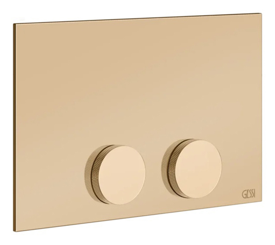 Клавиши смыва Gessi Anello, для TECE, цвет Warm Bronze PVD
