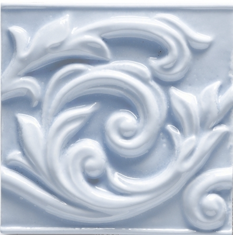 CERAMICHE GRAZIA Декор ESSENZE VOLUTA 13X13 GENZIANA