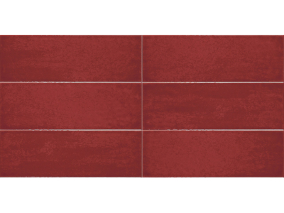 Iris Ceramica Керамическая плитка Maiolica Rosso glossy 10x30