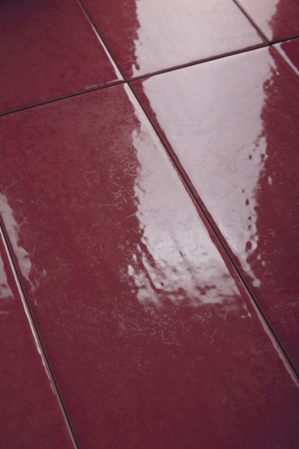 Iris Ceramica Керамическая плитка Maiolica Rosso glossy 10x30 - изображение 2