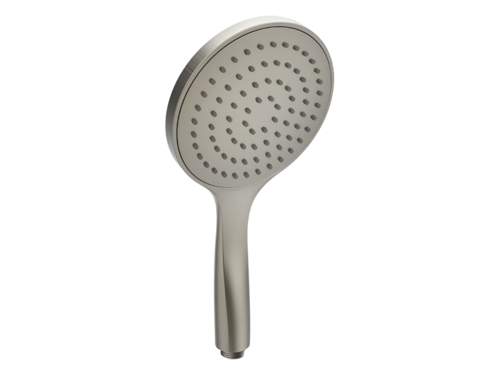 На изображении товар Ручная лейка Gessi Technical Accessories ø130 мм, с защитой от известкового налёт, цвет Finox Brushed Nickel от официального представителя в Москве