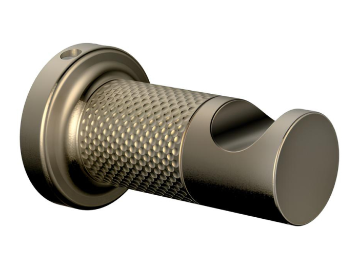 На изображении товар Крючок Gessi Inciso ⌀26х69 мм, настенный, цвет Antique Brass от официального представителя в Москве