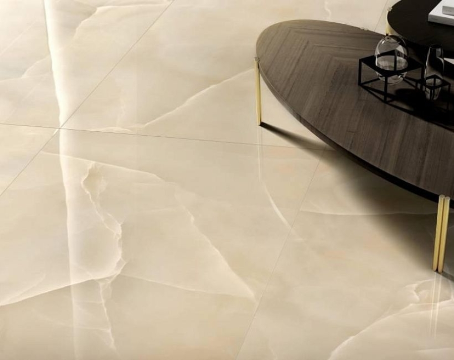 REFIN Керамогранит PRESTIGIO ONYX BEIGE LUCIDO R 75x75 - изображение 1