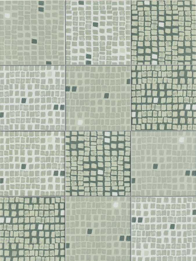 Sartoria Керамогранит Genesi Decor Mix Aria Greens Matt 15x15 - изображение 1