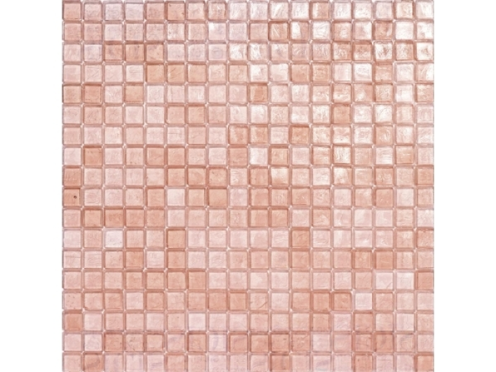На изображении товар Sicis Стеклянная мозаика Waterglass Blush 07 chips size 10х10 mm sheet size 295x295 mm от официального представителя в Москве