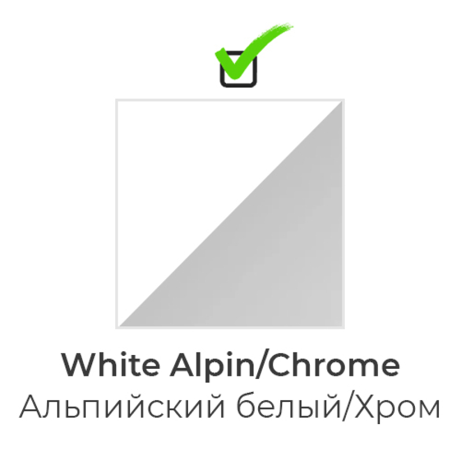 Слив-перелив Villeroy&Boch для ванны, полуавтомат, хром/белый - изображение 6