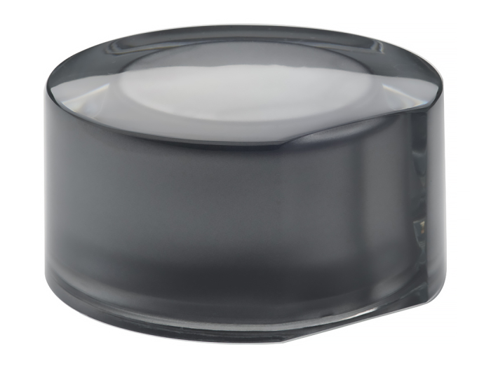 На изображении товар Ручка напора воды Carlo Frattini SO S2, цвет глянцевое стекло/хром от официального представителя в Москве