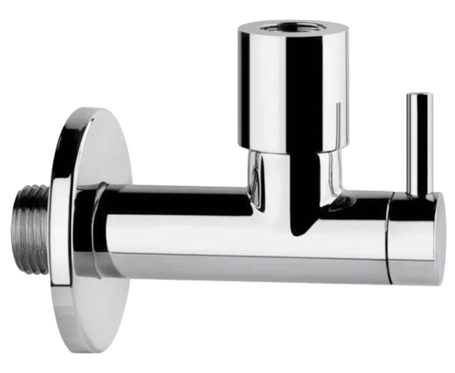 Кран-фильтр под раковину Gessi Technical Accessories, с подводом воды, L-96 мм, запорный, цвет хром