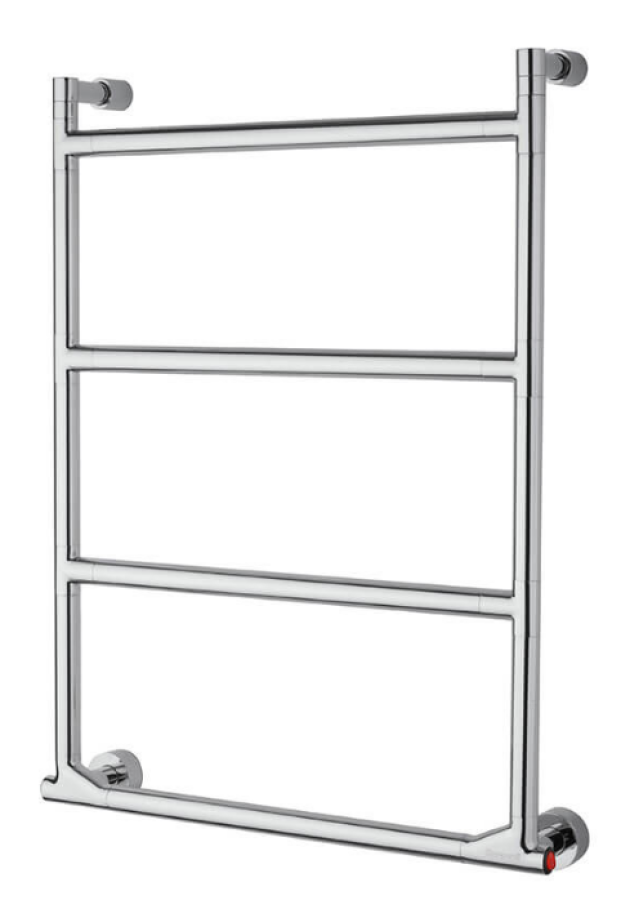 Полотенцесушитель Margaroli Sereno, электрический (кнопка справа), 704,5х105x530 мм, цвет Brushed Gold