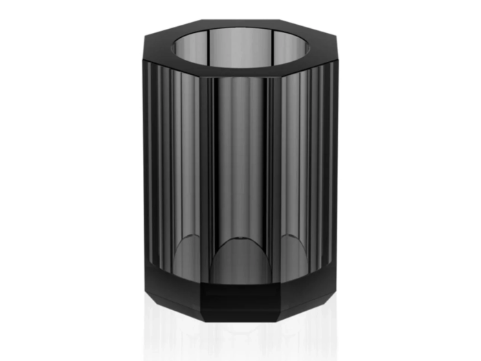 На изображении товар Стакан, Decor Walther Kristall KR BER, ø 70 х 100 мм, стекло Антрацит от официального представителя в Москве