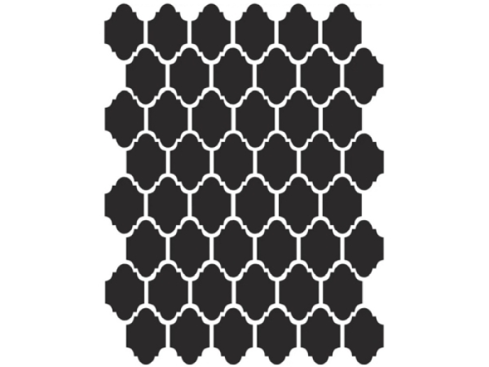 На изображении товар Etruria Керамогранит Xxs Provenzale 5X7 Su Rete Monocolore Nero от официального представителя в Москве