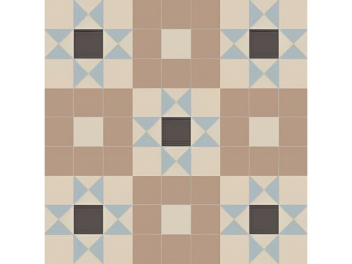 На изображении товар Micro. Керамогранит Microtiles Tipico Mix Sand-Azure-Coffee-Terracotta 30,1x30,1 от официального представителя в Москве