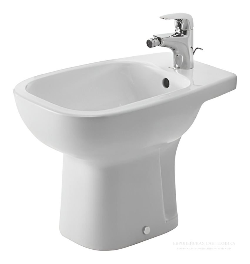 Биде напольное Duravit D-Code, 540 х 350 мм, цвет белый