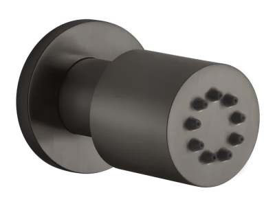 Форсунка Gessi Tondo, боковая поворотная, цвет Black Metal Brushed PVD