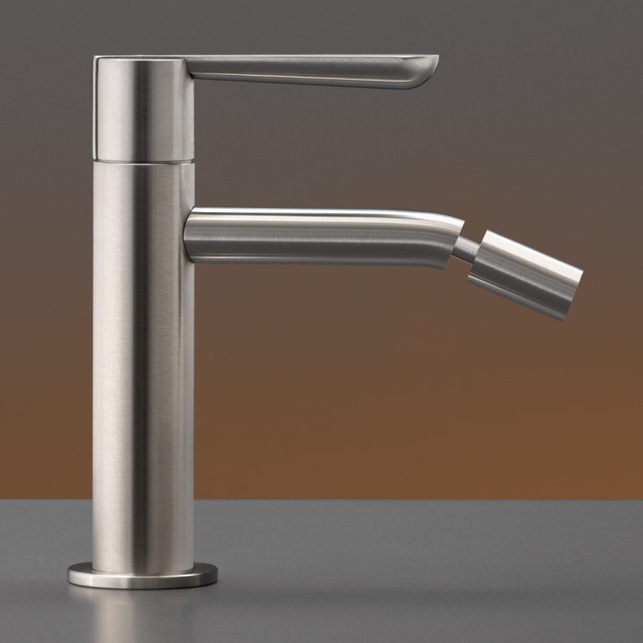 Смеситель для биде CEA Design Lutezia Plus, регулируемый излив, H. 160 мм, цвет Black Diamond сатинированный - изображение 1