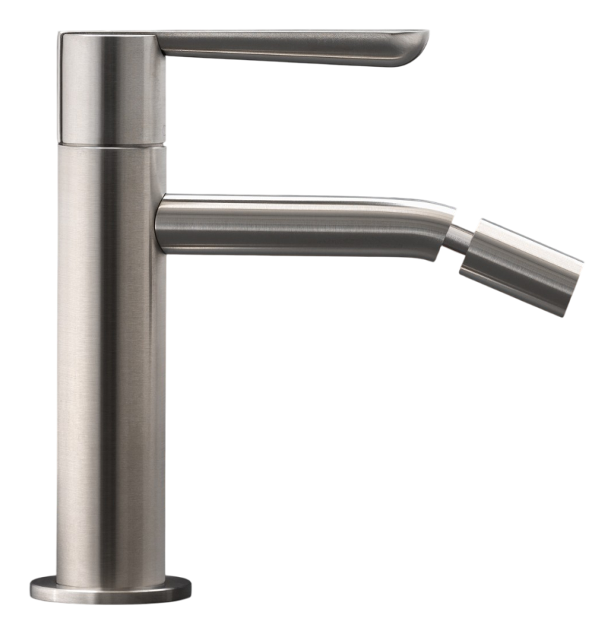 Смеситель для биде CEA Design Lutezia Plus, регулируемый излив, H. 160 мм, цвет Black Diamond сатинированный