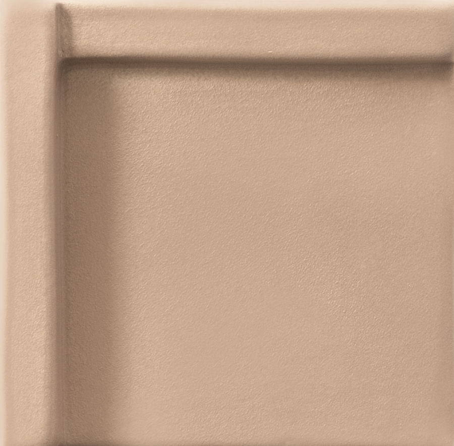 Micro. Керамогранит 3D Forms Cross Terracotta 10X10