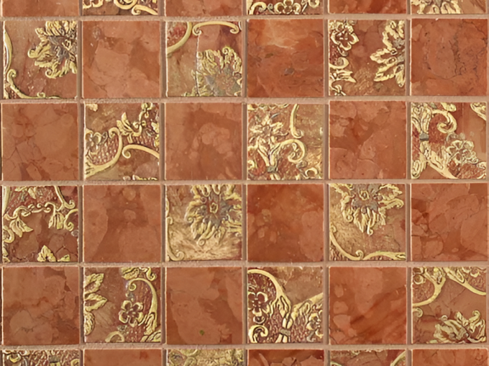 На изображении товар Akros Venezia Камень Decorative Art Alfa Eridani TS Rosso Asiago Gold 30,5X30,5X1 от официального представителя в Москве
