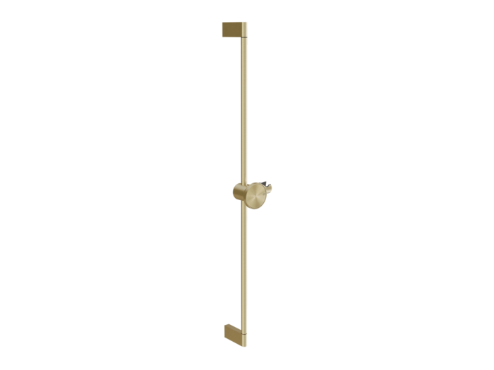 На изображении товар Штанга Gessi Origini, 800 мм, с держателем, цвет Brushed Brass PVD от официального представителя в Москве