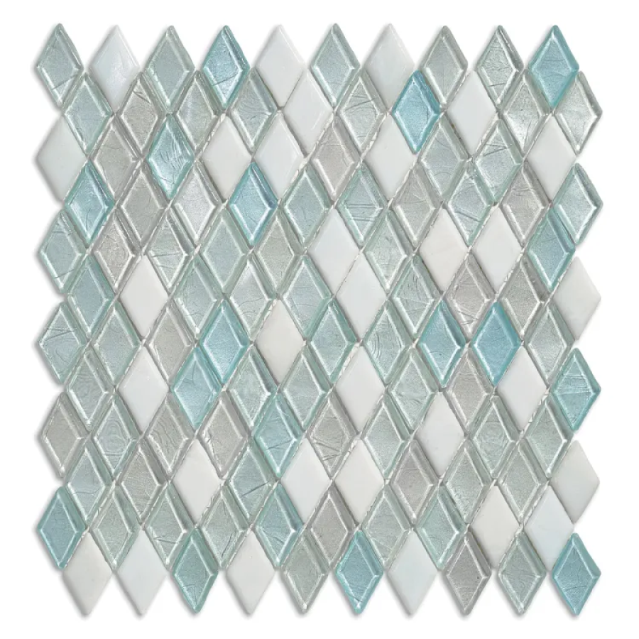 Sicis Стеклянная мозаика Diamond Blends ITEM 02 Unicorn Blend chips size 23х40 mm sheet size 259x266 mm