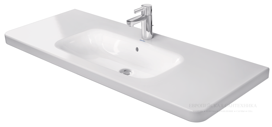 Раковина Duravit DuraStyle для мебели, 1200x480 мм, с переливом, с 1 отверстием под смеситель, цвет белый