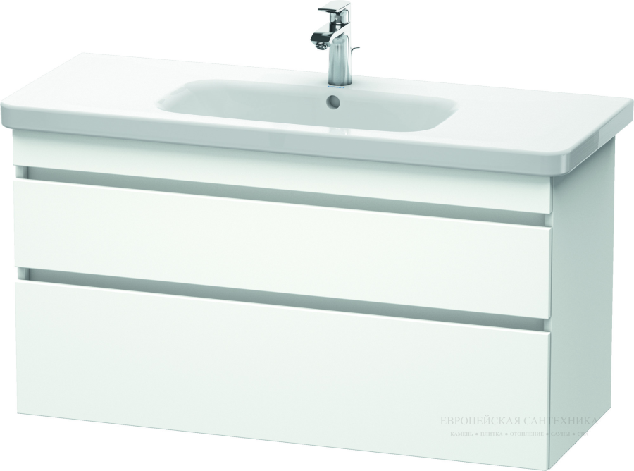 Раковина Duravit DuraStyle для мебели, 1200x480 мм, с переливом, с 1 отверстием под смеситель, цвет белый - изображение 6